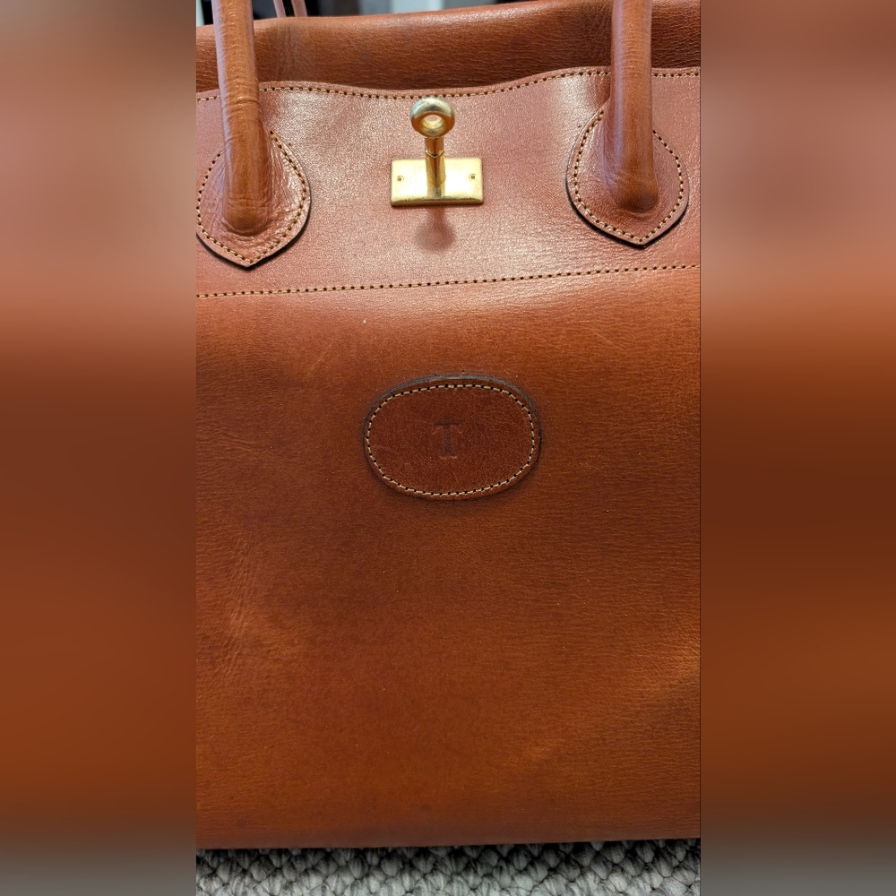 Custom Made Red Leather Purse - Picture 10 of 12